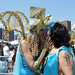 A Couple in Blue at the Coney Island Mermaid Parade, June 2008