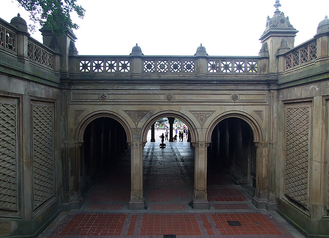 Bethesda Terrace Arcade in Central Park