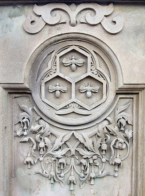 Detail of the Reliefs on the Bethesda Terrace Staircase in Central Park, Oct. 2007
