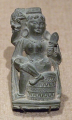 Mirror Handle with a Preening Woman in the Metropolitan Museum of Art, November 2010