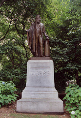 Statue of Samuel F.B. Morse in Central Park, June 2006