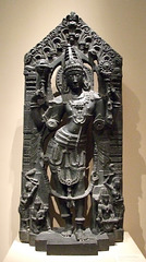 Vishnu with his Mount, Garuda, his Consort, Lakshmi, and Attendants in the Metropolitan Museum of Art, March 2009