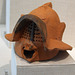 Terracotta Lamp in the Form of a Gladiator's Helmet in the Metropolitan Museum of Art, June 2010