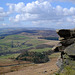 Stanage Edge view to Kinder Scout