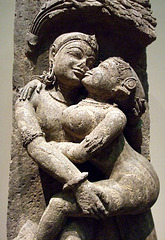 Detail of the Loving Couple Sculpture in the Metropolitan Museum of Art, August 2007