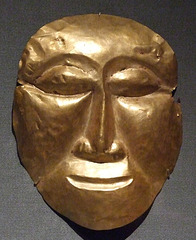 Indonesian Gold Mask in the Metropolitan Museum of Art, November 2010