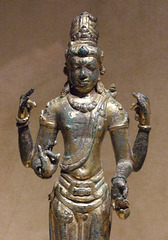 Detail of a Standing Four-Armed Shiva in the Metropolitan Museum of Art, November 2010
