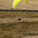paragliding at Stanage Edge