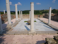 Palais de Romulianum : atrium avec fontaine