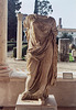 Headless Statue of a Draped Woman in the Baths of Diocletian in Rome, December 2003