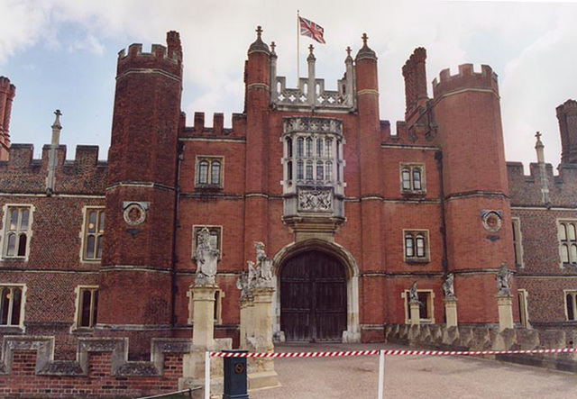 The Entrance to Hampton Court Palace, March 2004