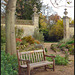 seat at the botanical gardens