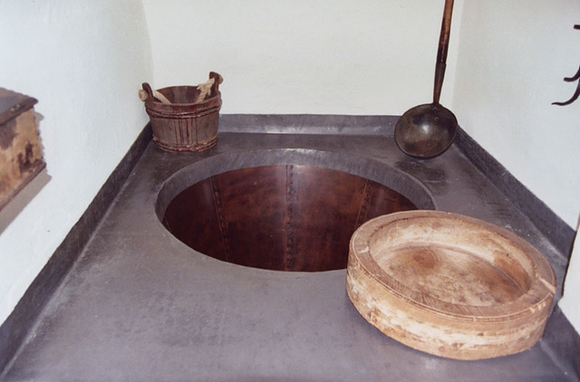 Stew Pot in the Tudor Kitchens of Hampton Court Palace, 2004