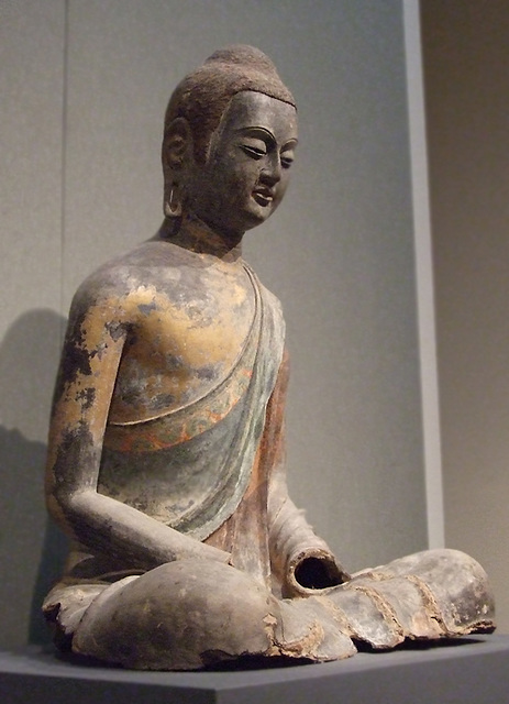 Seated Buddha in the Metropolitan Museum of Art, April 2009