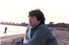 February Afternoon at Doheny Beach, 1991