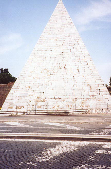 The Pyramid of Gaius Cestius, 1995