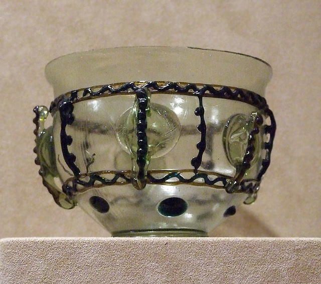 Late Roman Glass Bowl in the Metropolitan Museum of Art, January 2010