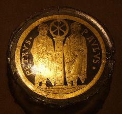 Bowl Base with Saints Peter and Paul Flanking a Column in the Metropolitan Museum of Art, March 2010
