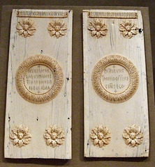 Two Ivory Panels of a Consular Diptych in the Metropolitan Museum of Art, August 2007