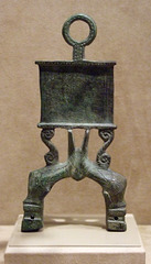 Lamp Handle with Dolphins in the Metropolitan Museum of Art, April 2010