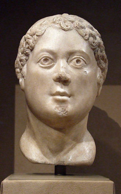 Marble Head of a Woman in the Metropolitan Museum of Art, August 2007