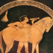 Detail of a Terracotta Kylix Attributed to Onesimos in the Metropolitan Museum of Art, April 2011