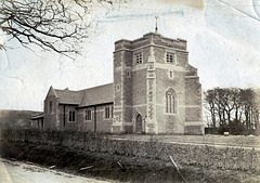All Saints Church Barnacre, Lancashire From the north west c1905