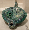 Roman Terracotta Lamp in the Metropolitan Museum of Art, September 2011