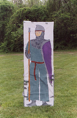 Archery Target at Ian and Katherine's Last Championships, May 2006