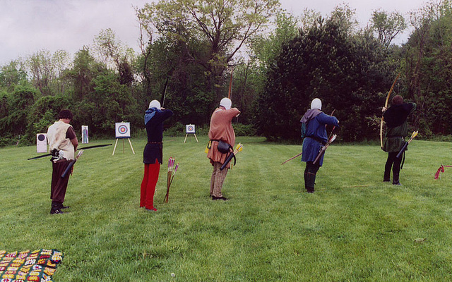 Archery at Ian and Katherine's Last Championships, May 2006