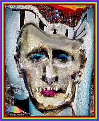 Zombie Putin with Pride Border