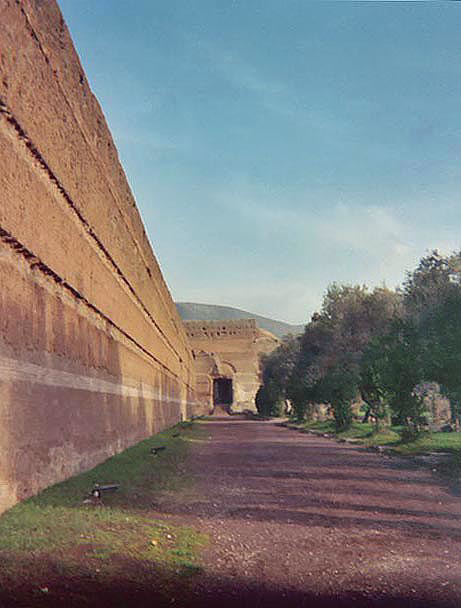 The Stoa Poilike in Hadrian's Villa, December 2003