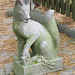 Fox Sculpture from the Shinto Shrine in the Brooklyn Botanic Garden, June 2012