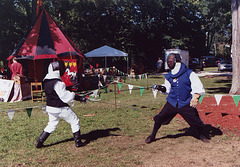 Fencing at the Peekskill Celebration, Aug. 2006