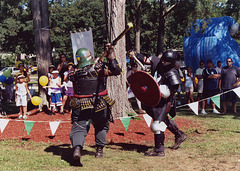 John the Bear & Aaron Fighting at the Peekskill Celebration, Aug. 2006