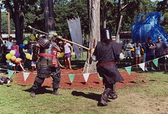 John the Bear & Aaron Fighting at the Peekskill Celebration, Aug. 2006