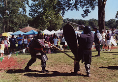John the Bear & Mael Eoin Fighting at the Peekskill Celebration, Aug. 2006