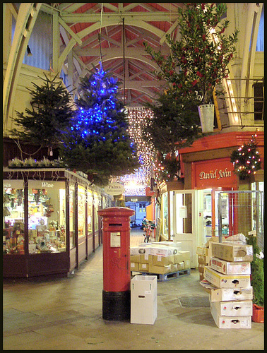 Christmas at the covered market
