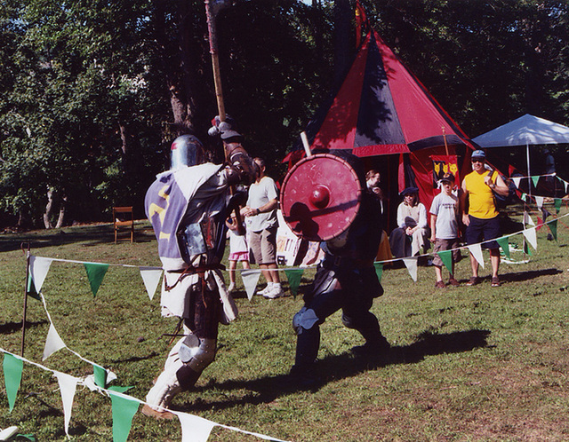 Ervald & Aaron Fighting at the Peekskill Celebration, Aug. 2006