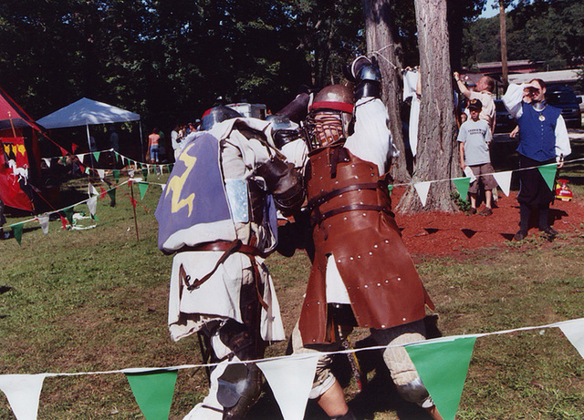 Sancha & Ervald Fighting at the Peekskill Celebration, Aug. 2006