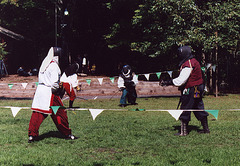 Fencers at Barleycorn, Sept. 2006