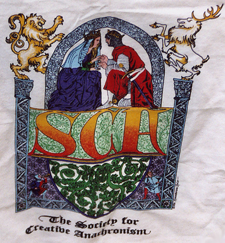 SCA Banner at the Queens County Farm Museum Fair, Sept. 2006