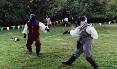 Targai & Marian Fencing at the Queens County Farm Museum Fair, Sept. 2006