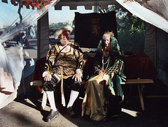 King and Queen of the Festival at the Fort Tryon Park Medieval Festival, Oct. 2006