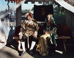 King and Queen of the Festival at the Fort Tryon Park Medieval Festival, Oct. 2006