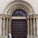Door to the Grossmunster Church in Zurich, Nov. 2003