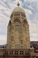 Steeple of the Grossmunster in Zurich, 2003