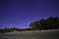BELFORT: Le fort du Salbert de nuit par pleine lune. 02