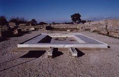 Marble Impluvium in a Roman Atrium House in Paestum, 2003