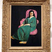 Laurette in a Green Robe (Black Background) by Matisse in the Metropolitan Museum of Art, March 2008